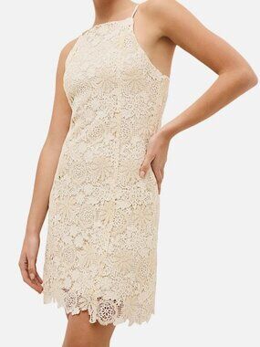 Marie Oliver Women's Ivory Noah Lace Mini Dress Size 6